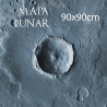 Tapete 90x90cm – Terreno Lunar
