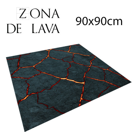 Mat 90x90cm – Lava Terrain