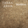 Mat 90x90cm – Arid Wasteland Terrain